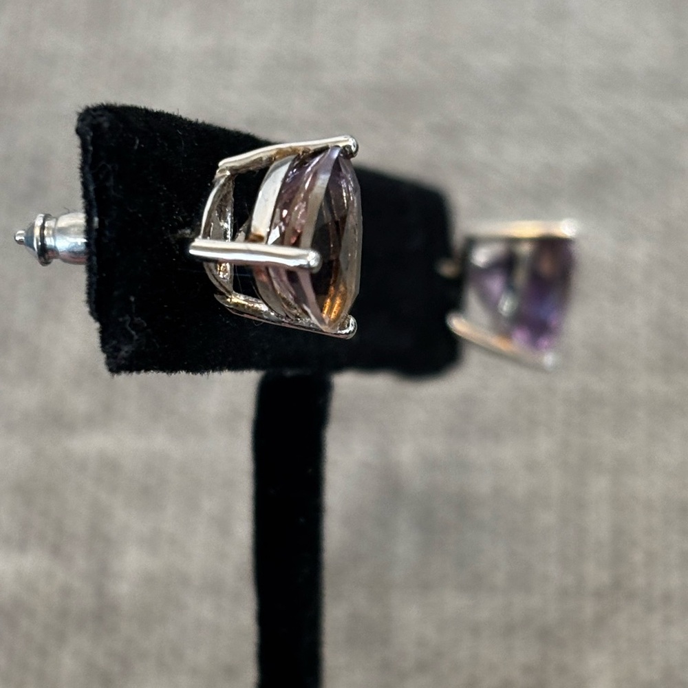 6.31ct-Anahi Ametrine Earrings - Picture 5 of 6